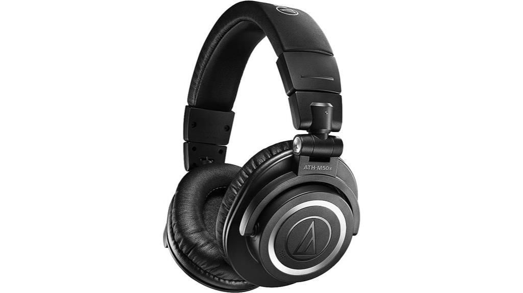wireless over ear black headphones